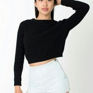 American Apparel Fisherman Crop Sweater